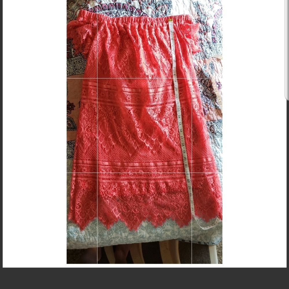 NWT Lace Coral Dress